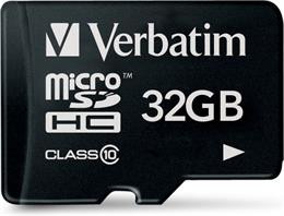 Micro SDHC memory card Verbatim 32GB / V44013