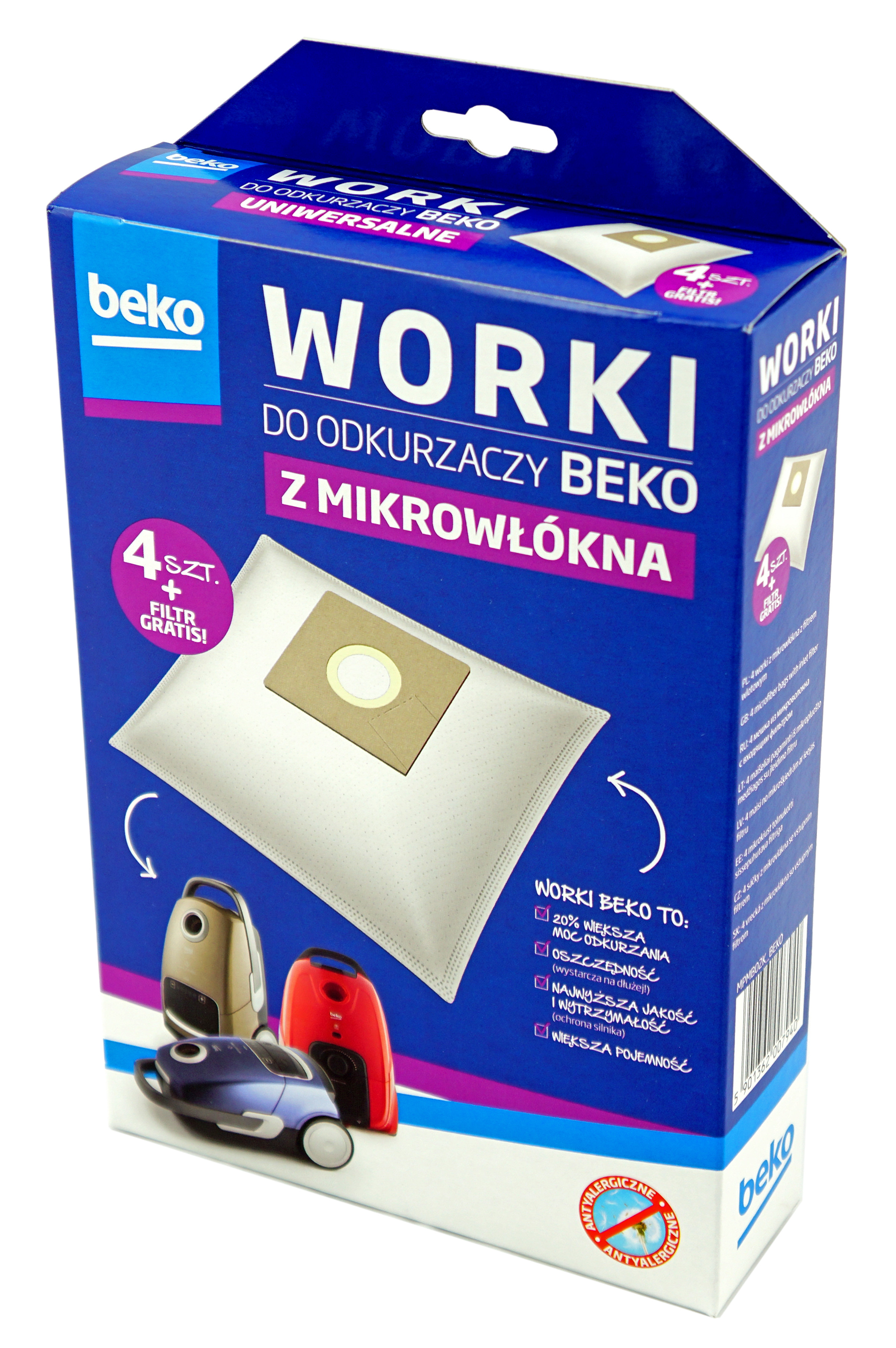 Dust bag BEKO WM01