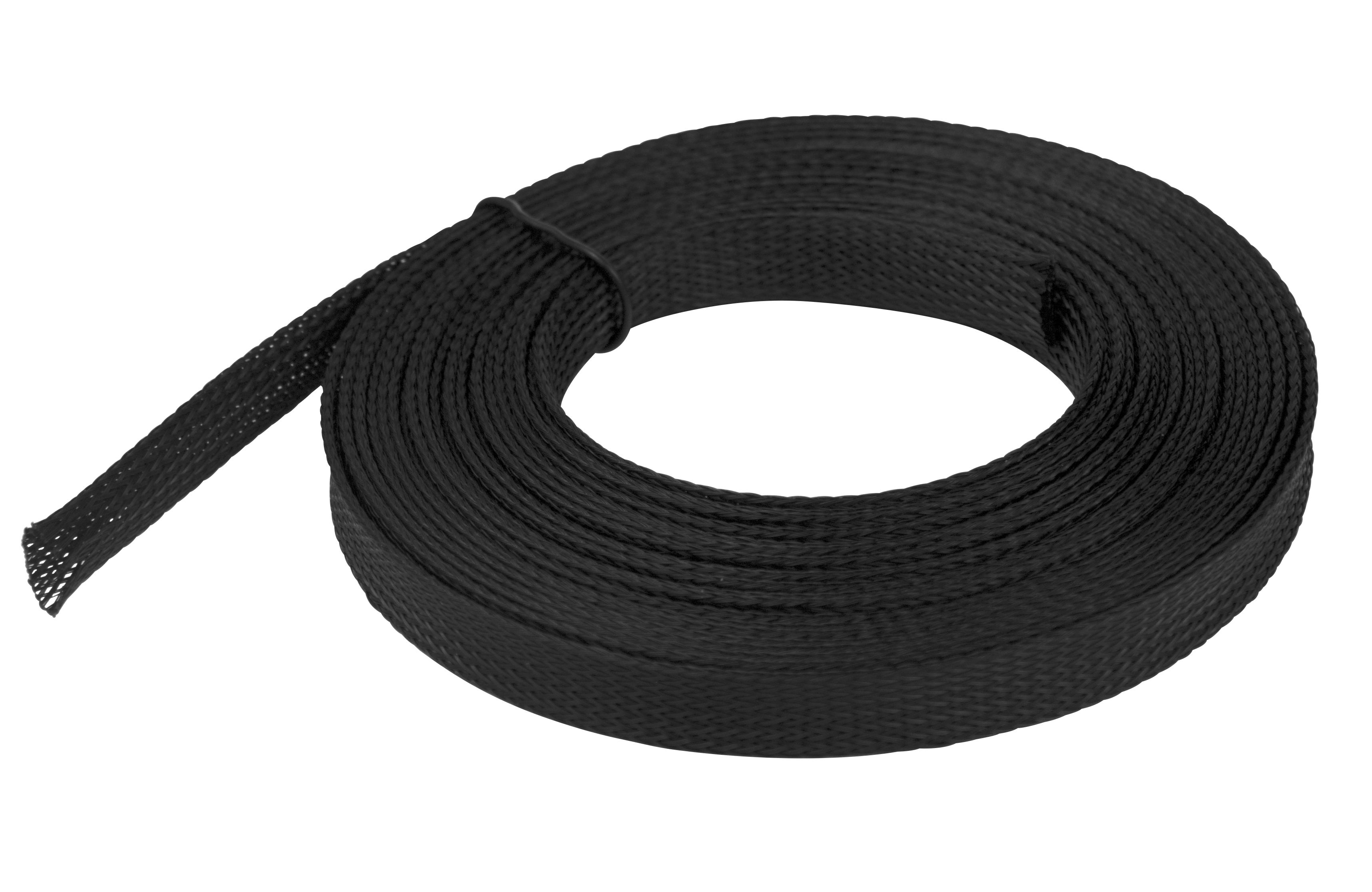 Nylon net cable tube DELTACO,OD12 mm, 5 m, black / LDR22 / 1903145