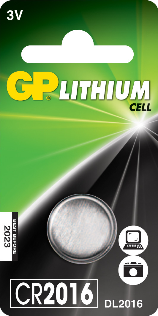 Battery GP Lithium CR 2016-C1 / 2182                                                                                                                          