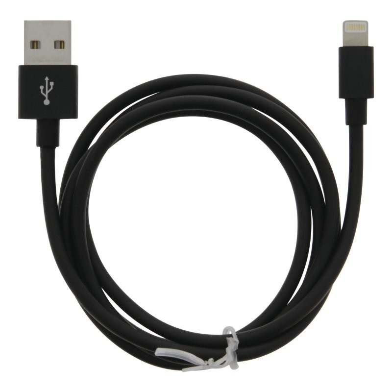 Cable MOB:A USB-A - Lightning 2.4A, 1m, black / 383206
