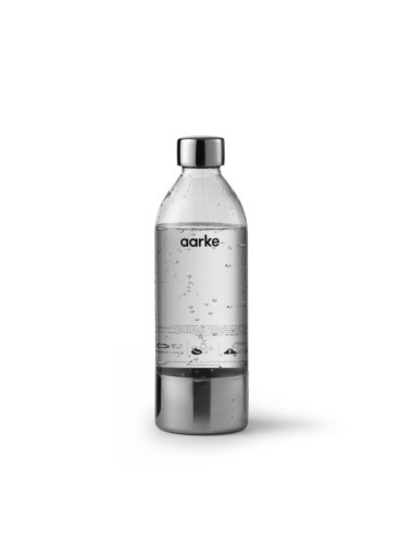 2 упаковки ПЭТ-бутылки для воды 800 мл, полированная сталь