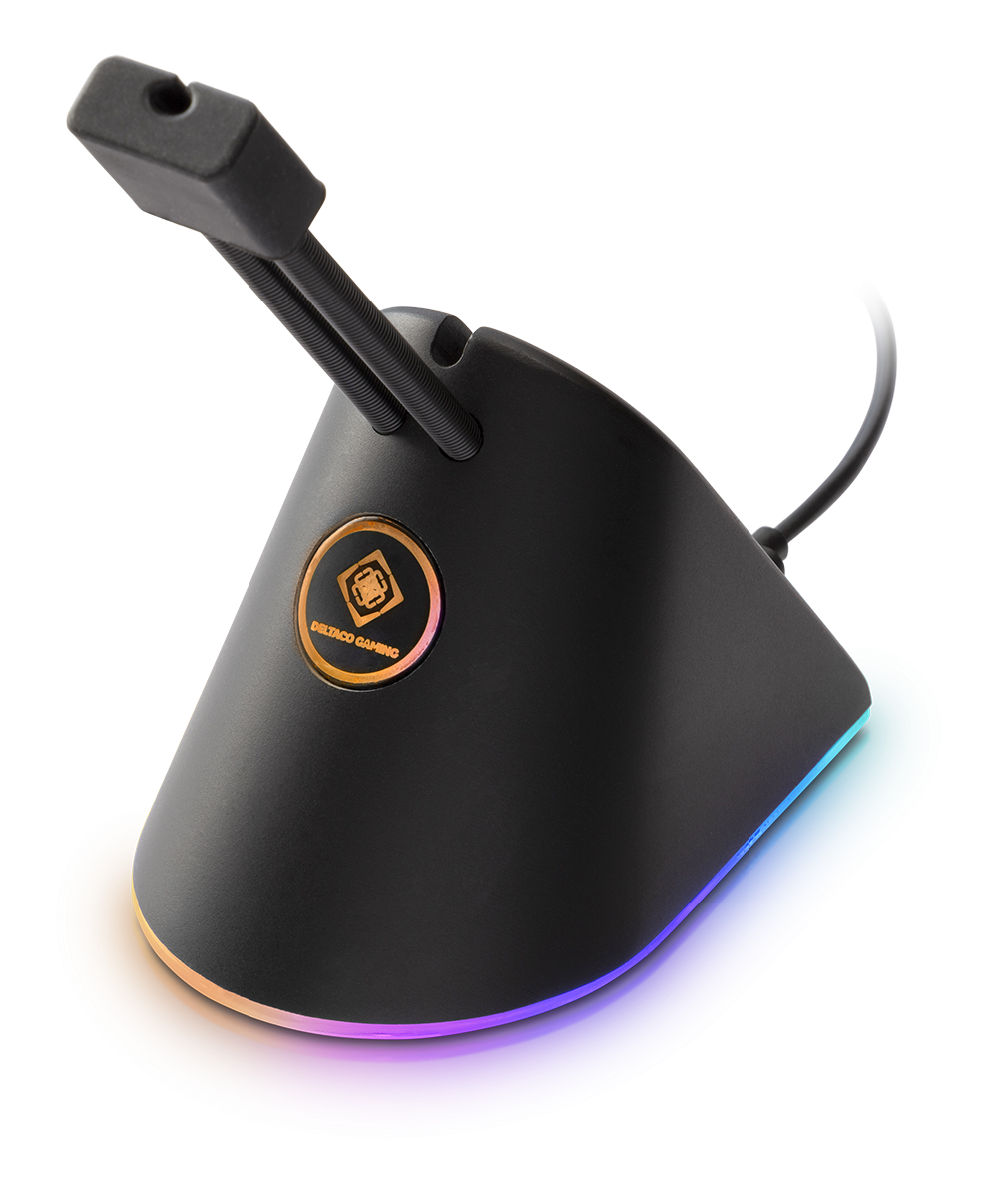 DELTACO GAMING RGB Mouse Bungee, сварт