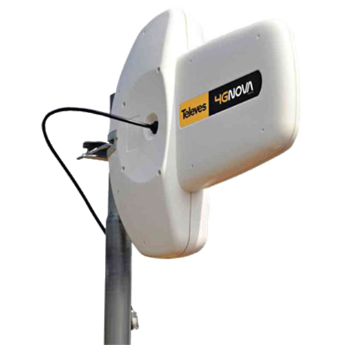 Antenna Televes 3G/4G outdoor, IP53, 7.5m cable, white / 6000374 / ANT-334