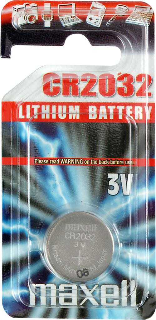 Maxell knappcellsbatteri литий, 3V (CR2032), 1 упаковка