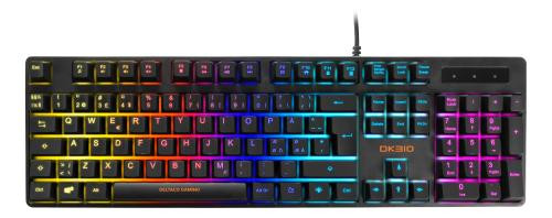Игровая клавиатура DK310 RGB Outemu Red полностью переключается на Nordic