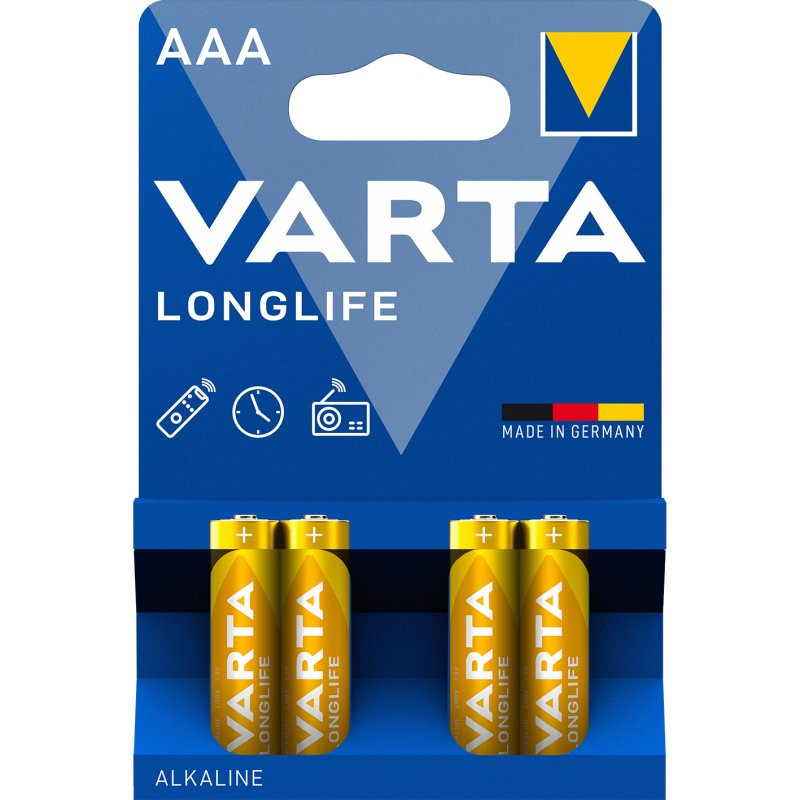 Batteries VARTA AAA, Micro, LR03, 4-pack / 3740827