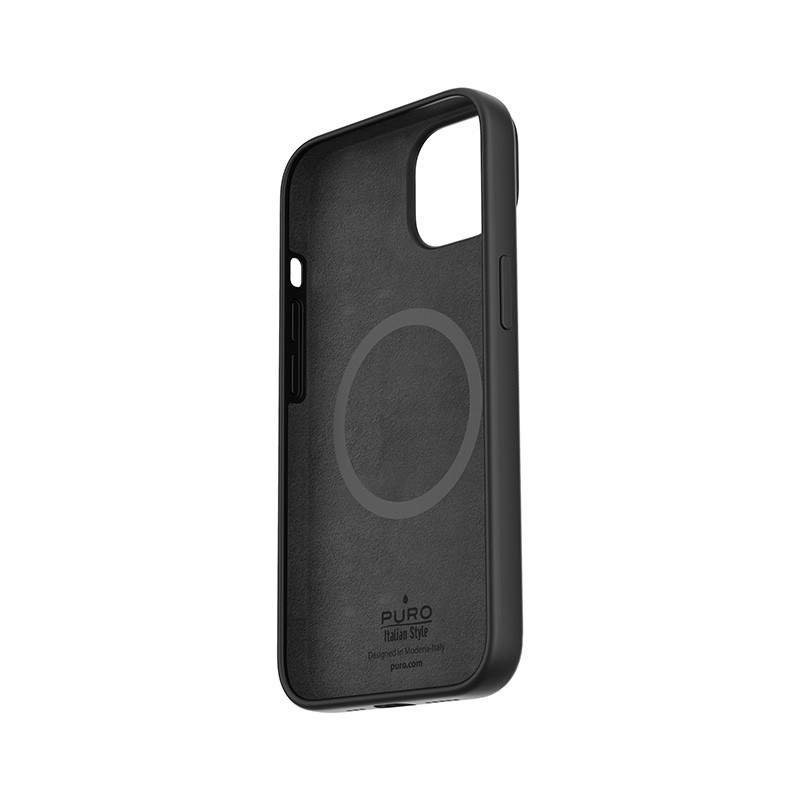 Case PURO for iPhone 14 Max, black / IPC1467ICONMAGBLK