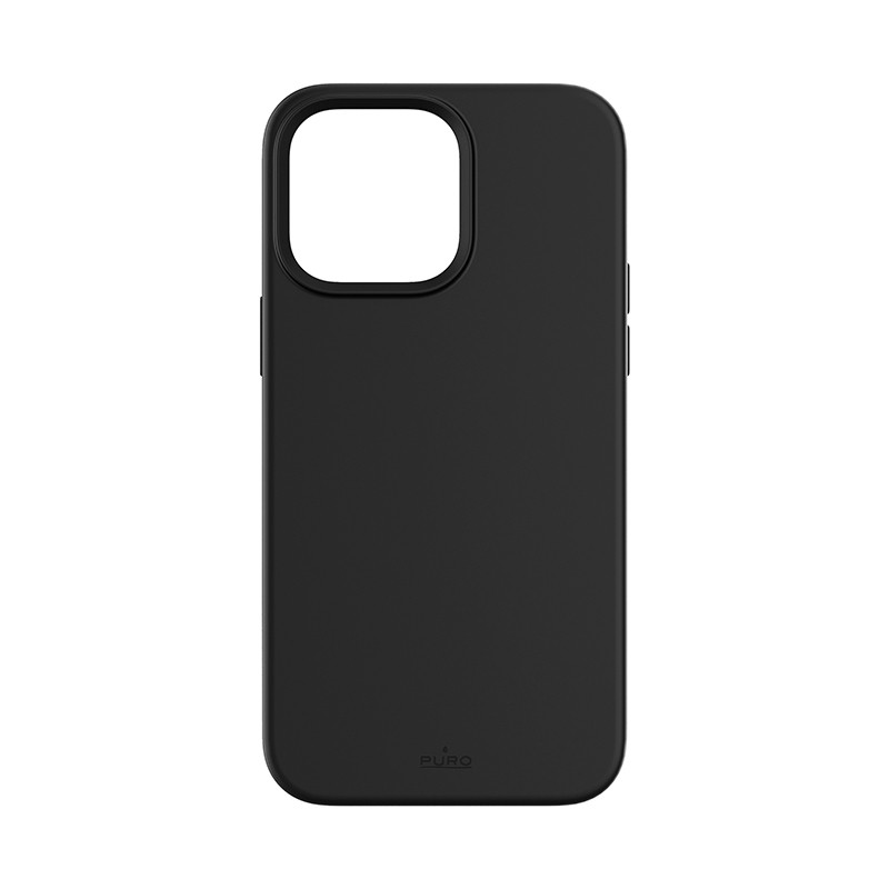 Case PURO for iPhone 14 Pro Max, black / IPC14P67ICONBLK