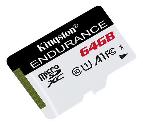 Kingston 64GB microSDHC Endurance 95R/30W C10 A1 UHS-I Card Only