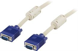 DELTACO cable RGB HD15ha-15ha 10m / RGB-2C