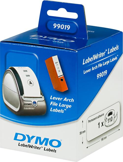 DYMO LabelWriter длинные этикетки, 59x190мм, 110шт.