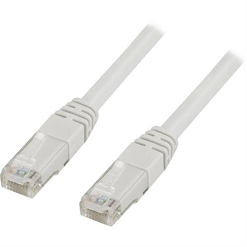 Cable DELTACO UTP Cat6, 3.0m, white / TP-63V