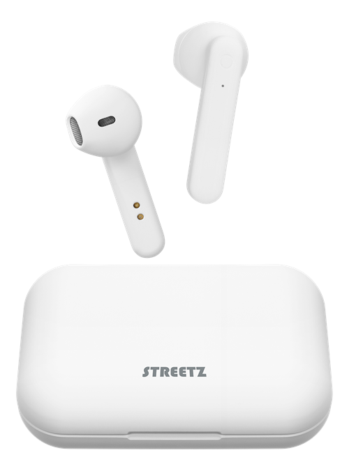 Половина-вкладыши STREETZ True Wireless Stereo, матовый белый