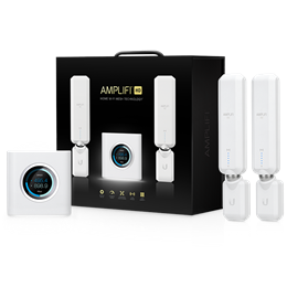 Ubiquiti AmpliFi Home Router, 2x Mesh Points, Plug and Play, Up to 5 Gb / s, White AFI-HD  / UBI-AFI-HD