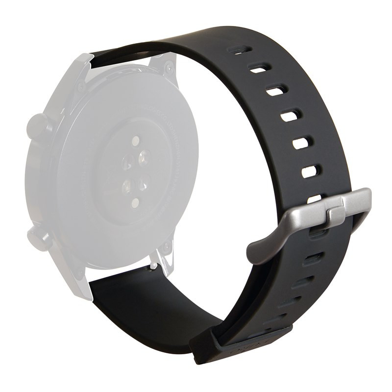 Multibrand wristband PURO universal, 20mm (S/M/ M/L), black / UNIWBICON20BLK