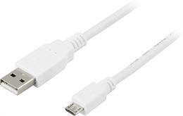 Cable DELTACO USB 2.0 "A-micro B", 2.0 / USB-302W