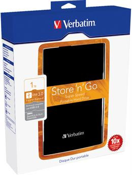 External hard drive, 1TB Verbatim / V53023