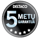 5 metų garantija